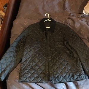 Black Quilted Barbour Jacket
